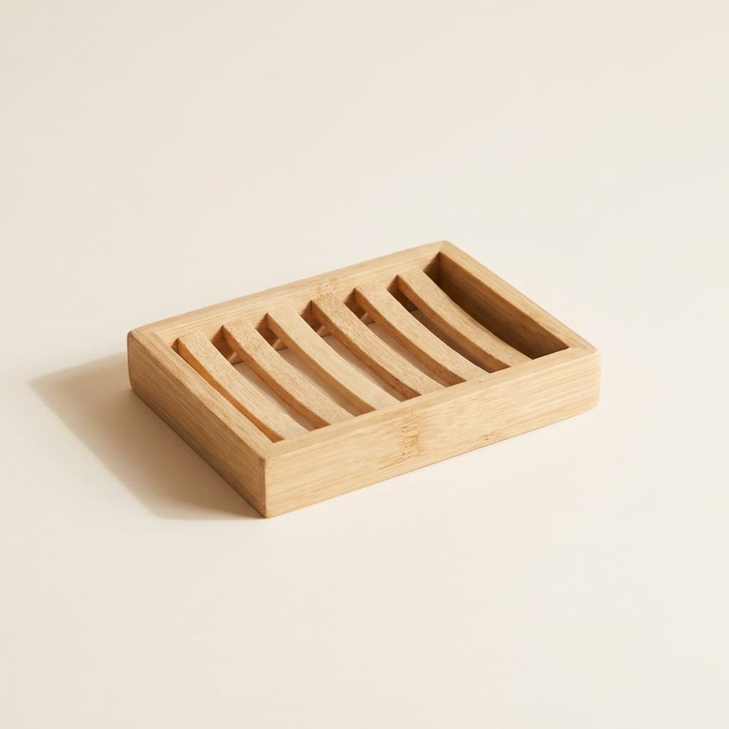 Jabonera de bambú de regalo ROOTENNE